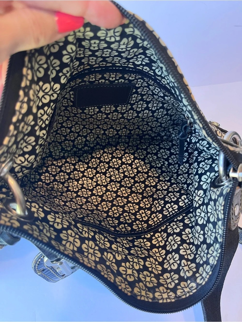 Vintage Fossil Y2K Black Crossbody Bag